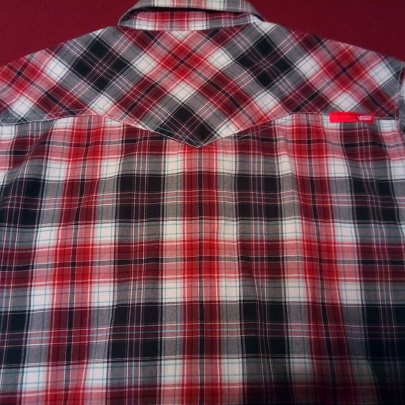 Vans Snap Front SS Western Surf Skate 100% Cotton - Picture 6 of 6